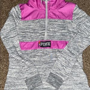 PINK zip up hoodie